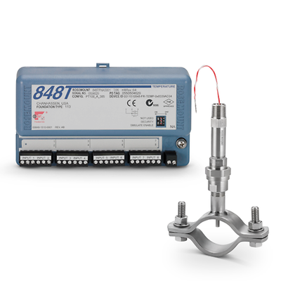 Rosemount-K-0085 Pipe Clamp Sensor and 848T Transmitter